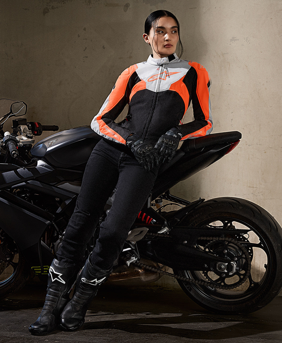 Ladies alpinestars leathers best sale